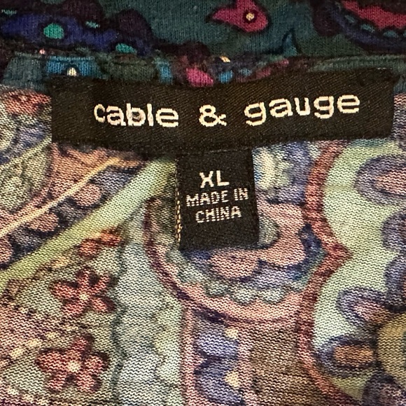 Women’s paisley knotted front top - Picture 7 of 9